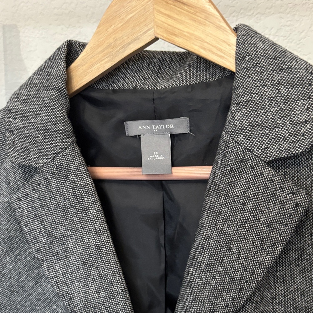 Ann Taylor Gray Blazer & Trousers Suit - Picture 2 of 3